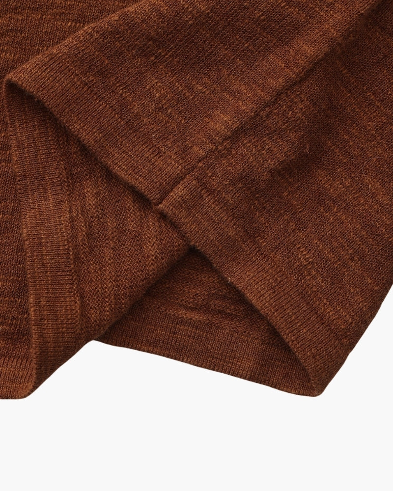 Camisa esencial de lino y algodón