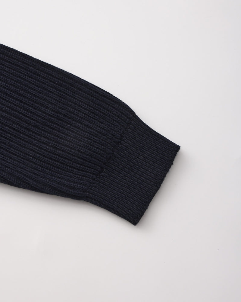 Cuello Redondo de Punto de Costilla