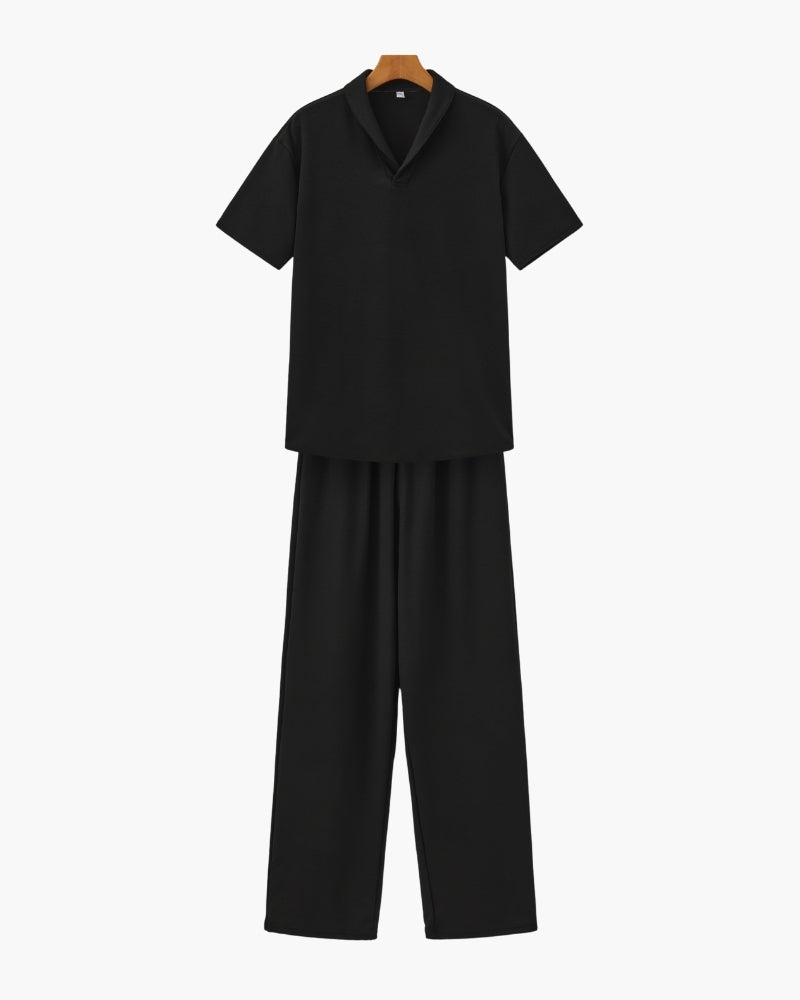 Conjunto de Polo y Pantalón de Algodón