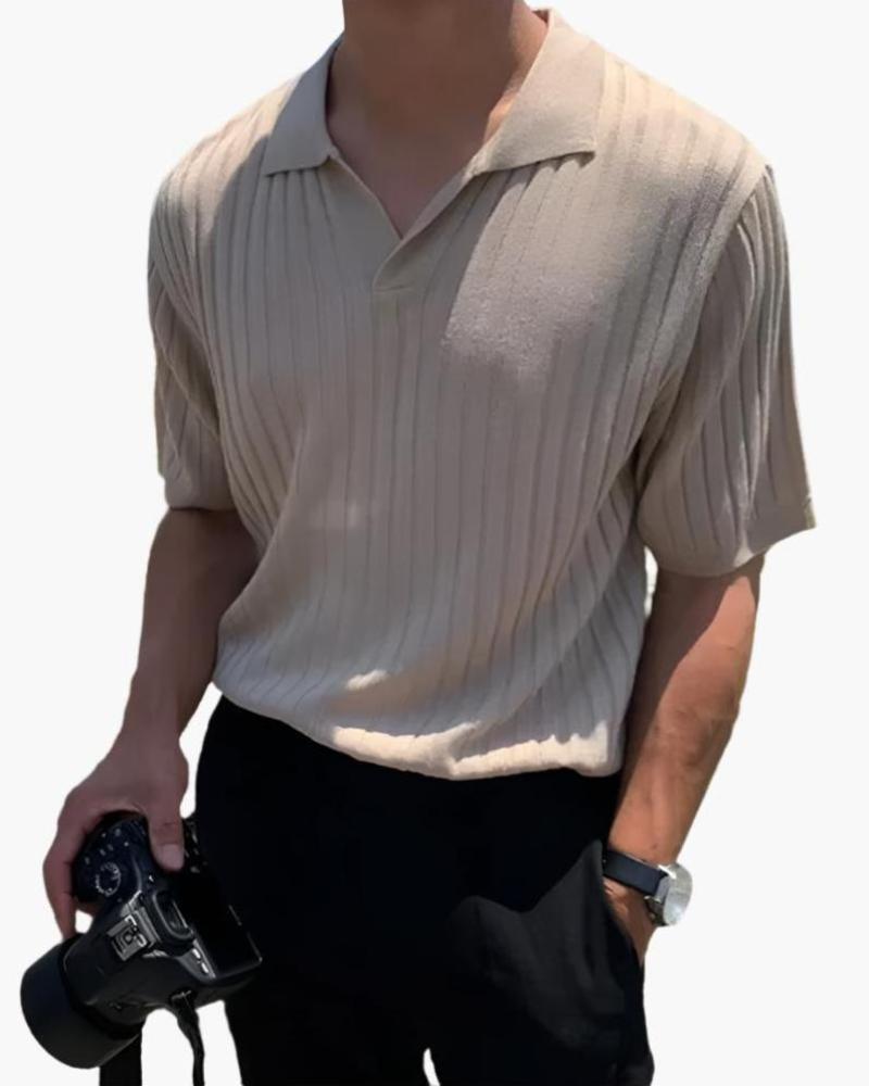 Polo de algodón acanalado Florence