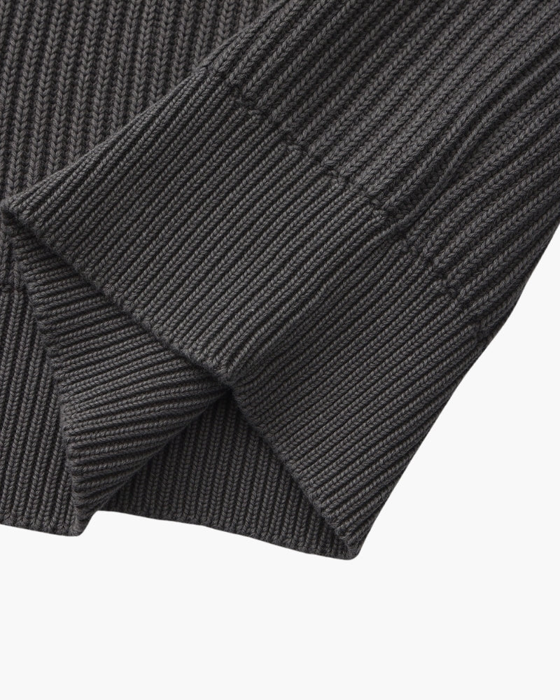 Cuello Redondo de Punto de Costilla