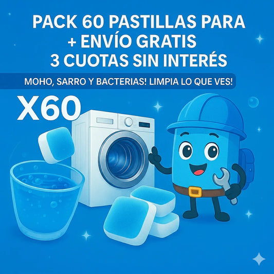 Pack Pastillas Limpiadoras - Pack 60