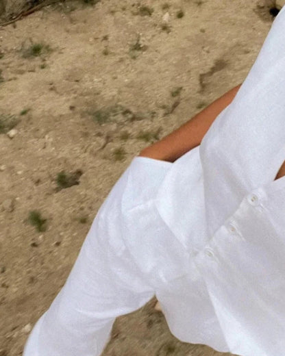 Elegante Dama - Conjunto de Dos Piezas de Liniero